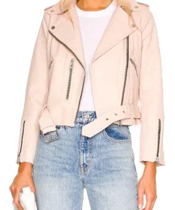 womens-pink-faux-leather-biker-jacket