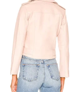 womens-pink-faux-leather-biker-jacket