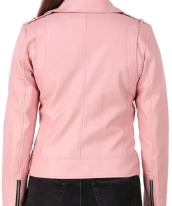womens-pink-faux-leather-motorcycle-riding-jacket