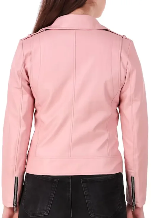 womens-pink-faux-leather-motorcycle-riding-jacket
