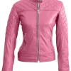 womens-pink-quilted-faux-leather-jacket