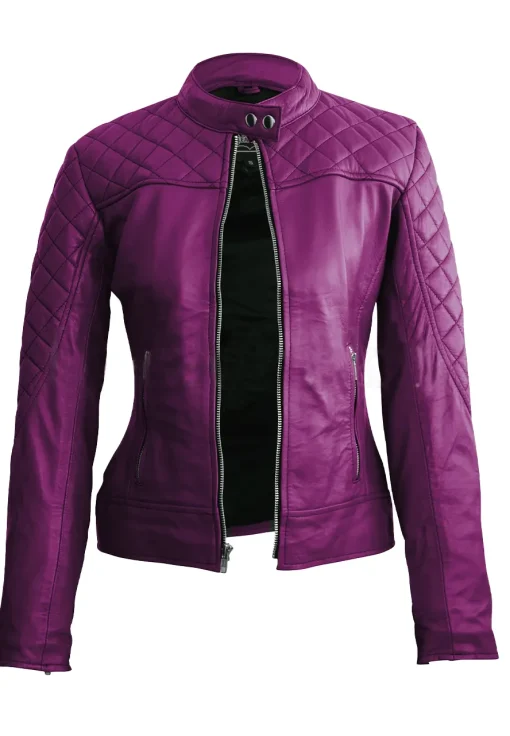 womens-purple-quilted-faux-leather-jacket