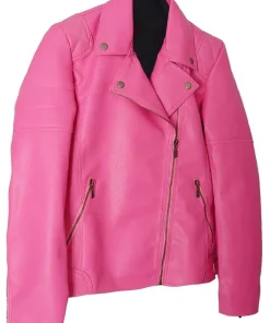 womens-quilted-pink-faux-leather-biker-jacket