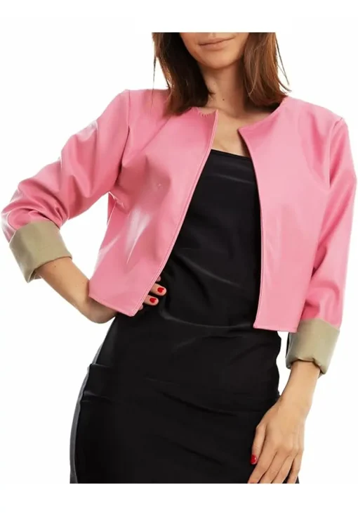 womens-rose-pink-faux-leather-open-front-cropped-jacket