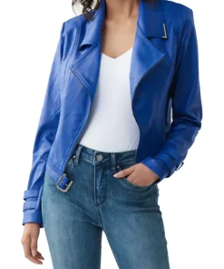 womens-royal-blue-faux-leather-moto-jacket