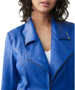 womens-royal-blue-faux-leather-moto-jacket