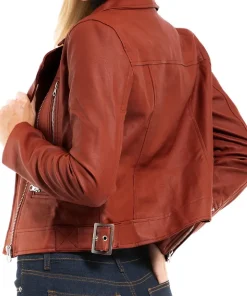 womens-rust-faux-leather-moto-biker-jacket