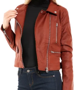 womens-rust-faux-leather-moto-biker-jacket