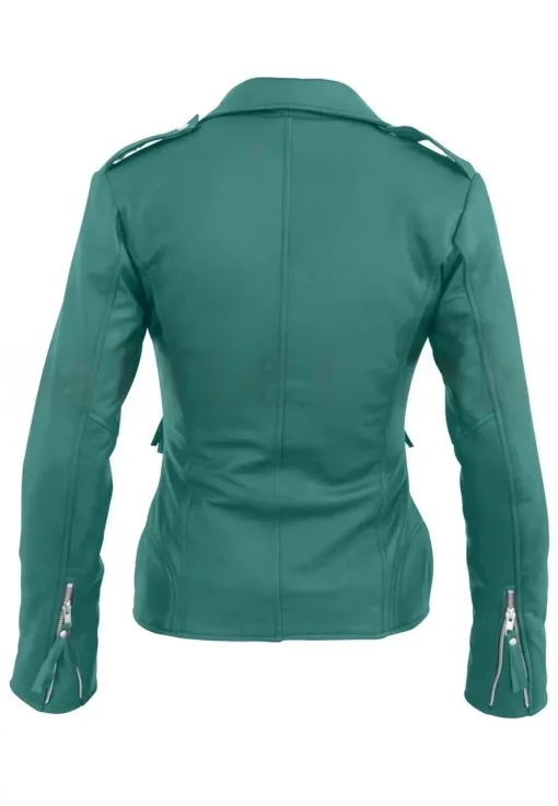 womens-sea-green-faux-leather-biker-jacket