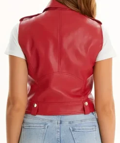 womens-sleeveless-red-faux-leather-biker-vest