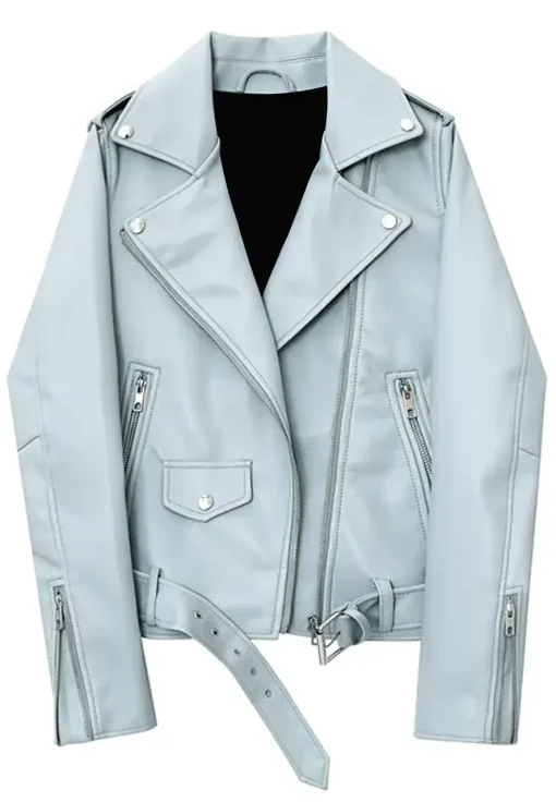 womens-solid-zipper-light-blue-faux-leather-biker-jacket