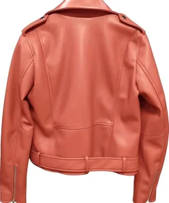 womens-solid-zipper-vintage-pink-faux-leather-biker-jacket