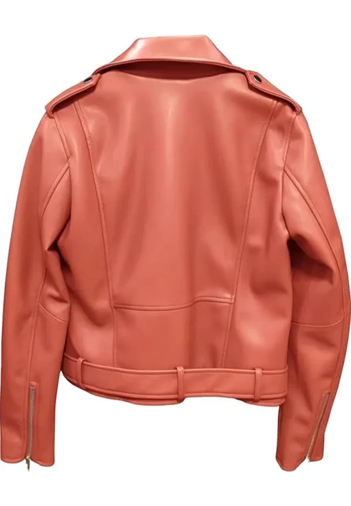 womens-solid-zipper-vintage-pink-faux-leather-biker-jacket