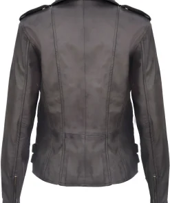 womens-trendy-biker-grey-faux-leather-jacket