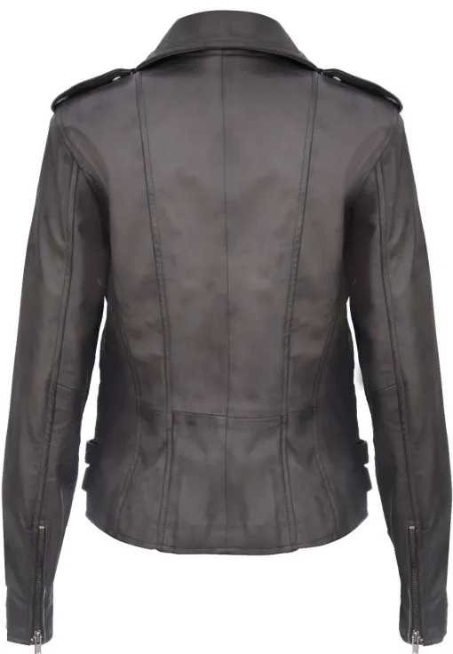 womens-trendy-biker-grey-faux-leather-jacket