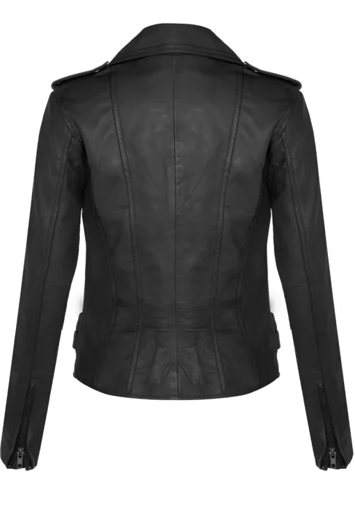 womens-trendy-biker-matt-black-faux-leather-jacket