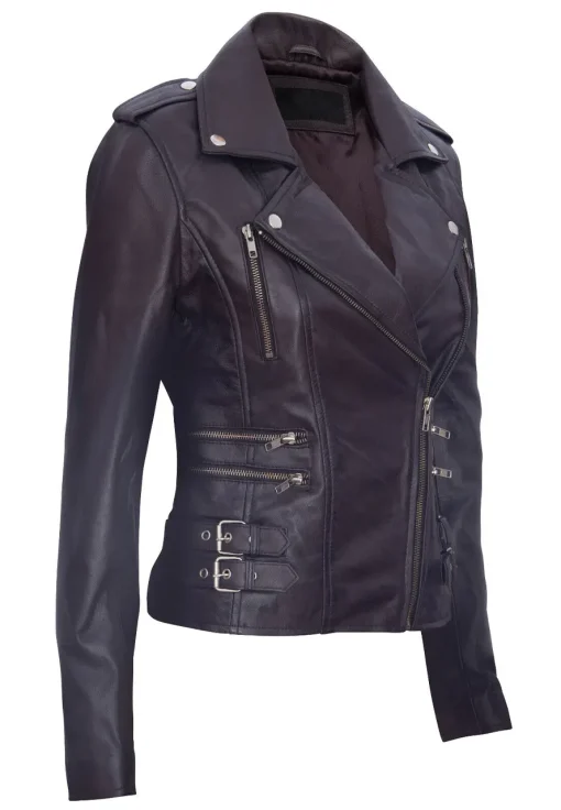 womens-trendy-biker-purple-faux-leather-jacket