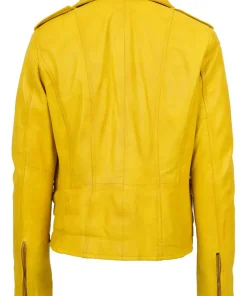 womens-trendy-biker-yellow-faux-leather-jacket