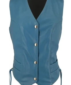 womens-turquoise-faux-leather-vest