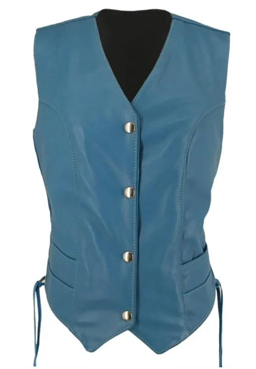 womens-turquoise-faux-leather-vest