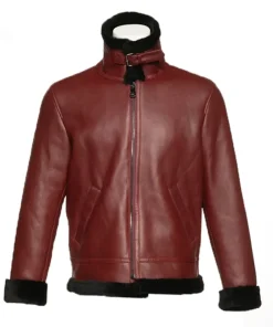 mens-aviator-black-faux-leather-shearling-jacket