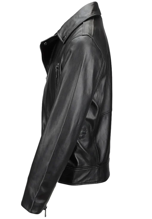 mens-biker-faux-leather-black-jacket