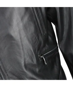 mens-biker-faux-leather-black-jacket