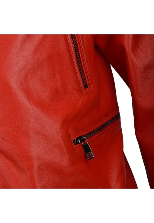 mens-biker-faux-leather-red-jacket