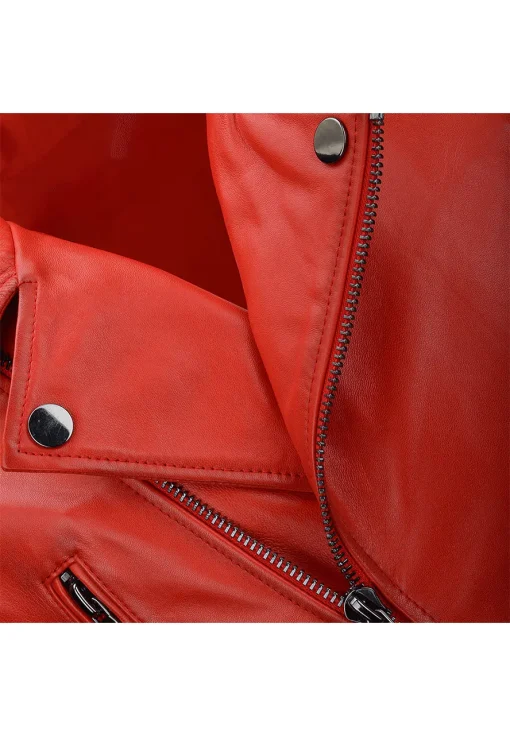 mens-biker-faux-leather-red-jacket