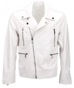 mens-biker-faux-leather-white-jacket