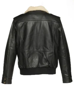 mens-black-faux-leather-bomber-jacket-with-fur-collar