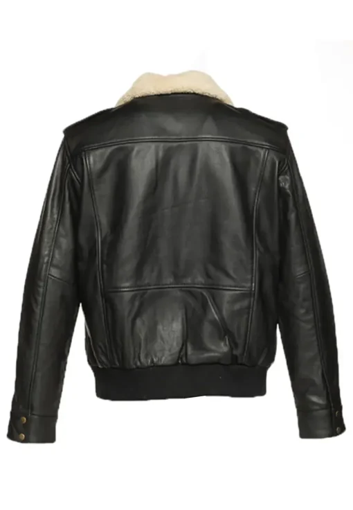 mens-black-faux-leather-bomber-jacket-with-fur-collar