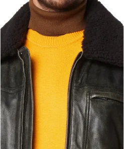 mens-black-faux-leather-jacket-with-removable-shearling-collar