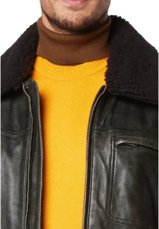 mens-black-faux-leather-jacket-with-removable-shearling-collar