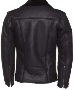 mens-black-faux-leather-shearling-biker-jacket-with-belt