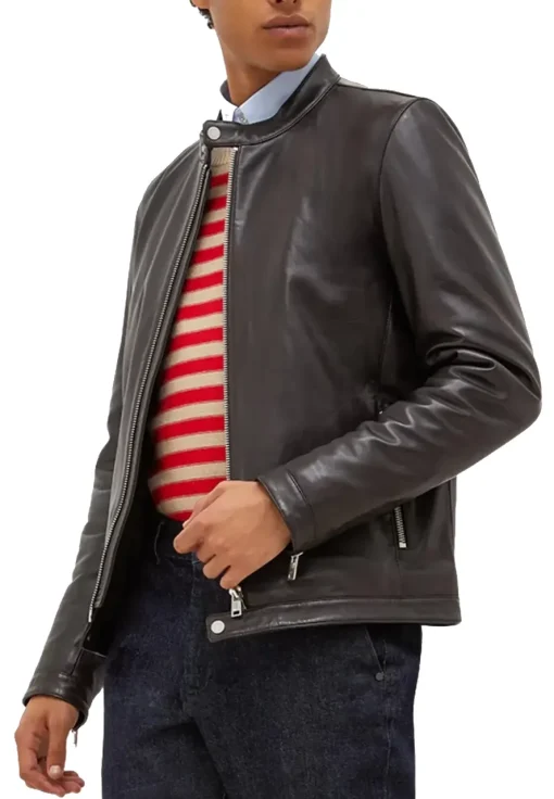 mens-black-faux-leather-slim-fit-motorcycle-riding-jacket