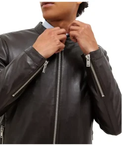 mens-black-faux-leather-slim-fit-motorcycle-riding-jacket