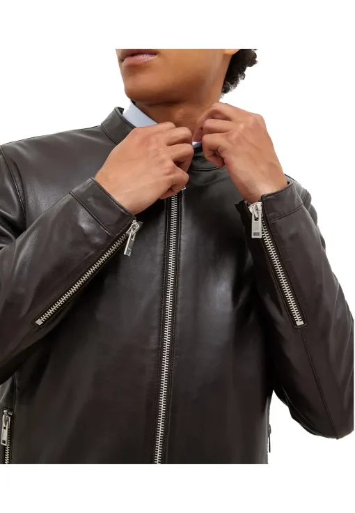 mens-black-faux-leather-slim-fit-motorcycle-riding-jacket