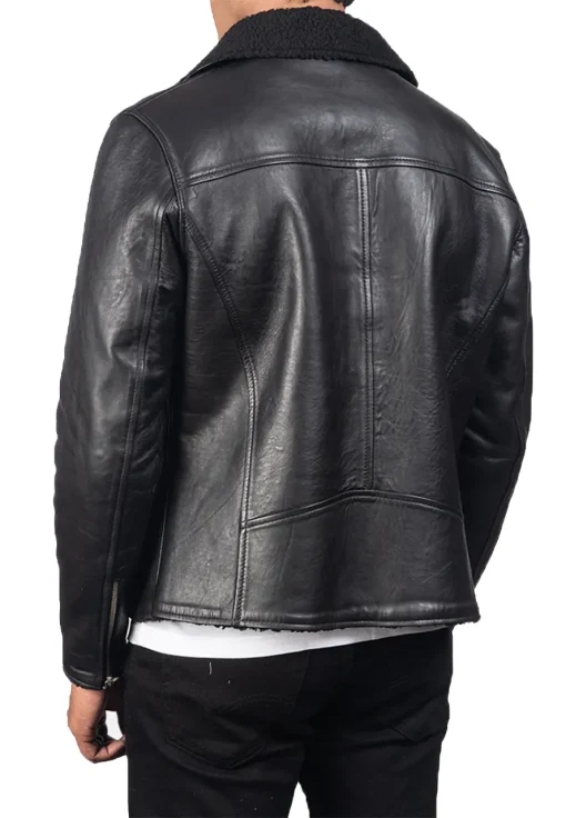 mens-black-shearling-faux-leather-jacket
