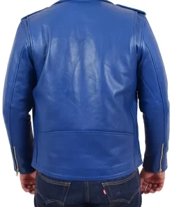 mens-blue-faux-leather-rock-biker-jacket