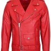 mens-brando-style-red-faux-leather-biker-jacket