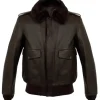 mens-brown-faux-leather-bomber-jacket-with-fur-collar