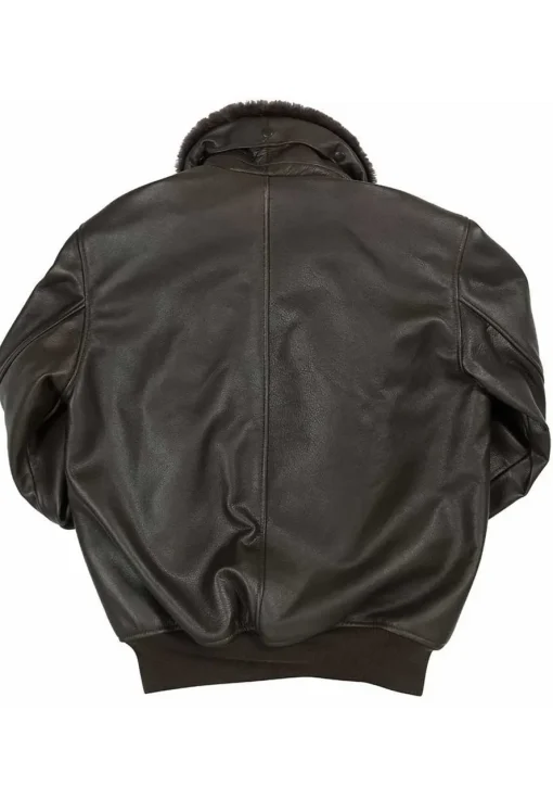 mens-dark-brown-faux-leather-bomber-jacket-with-fur-collar