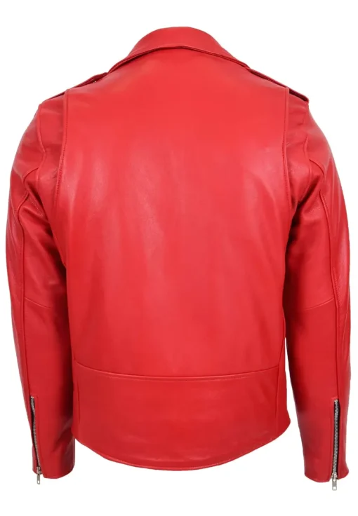 mens-faux-leather-red-biker-jacket