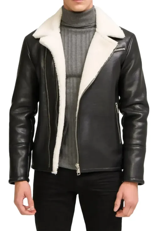 mens-moto-black-faux-leather-shearling-jacket
