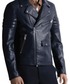 mens-navy-blue-faux-leather-biker-jacket