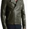 mens-olive-green-faux-leather-biker-jacket