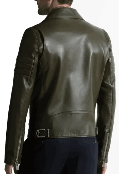 mens-olive-green-faux-leather-biker-jacket