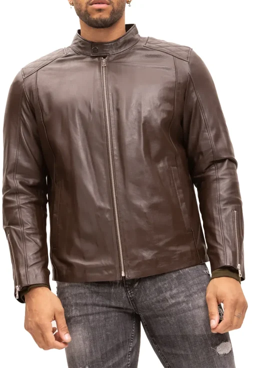 mens-quilted-brown-faux-leather-jacket