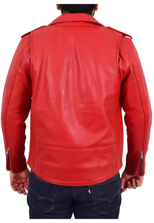 mens-red-faux-leather-rock-biker-jacket